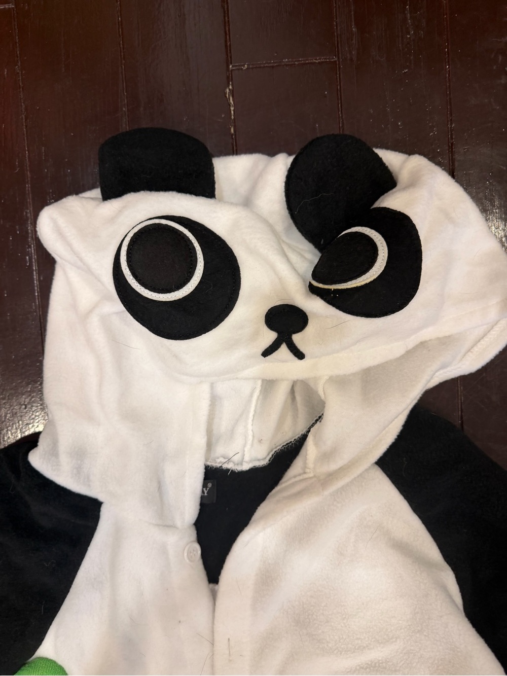 Panda Hooded Onesie - White and Black Animal Kigurumi